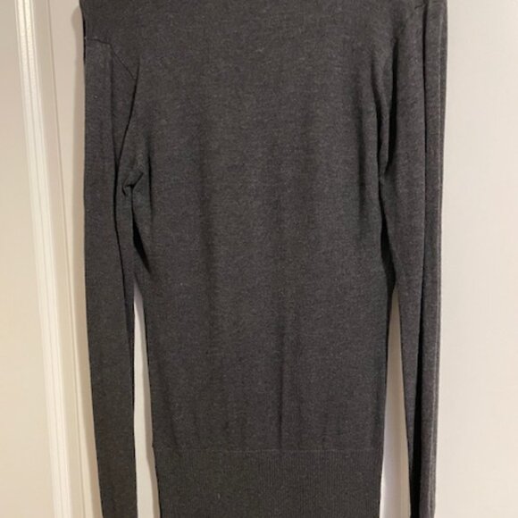 Long Sleeve Open V Neck Sweater - Picture 2 of 2